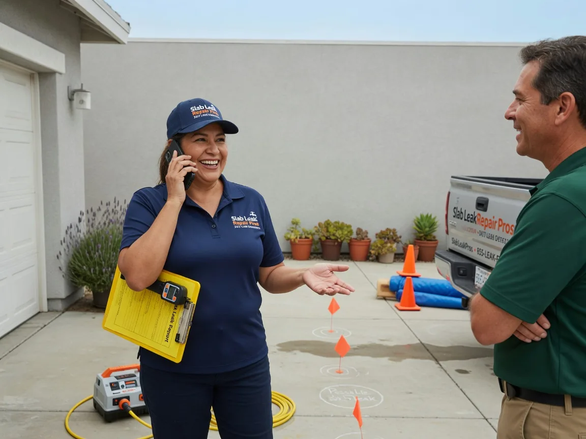 Slab Leak Repair Parker Dam, CA FAQs
